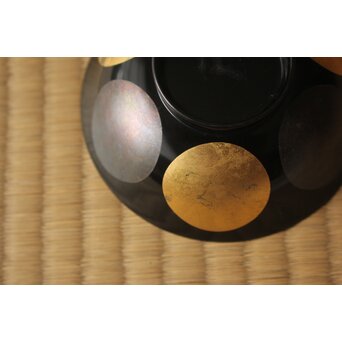 魯山人写 日月椀 8客　Q415 