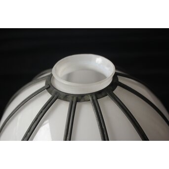 菊型の装飾電笠照明　A0575 