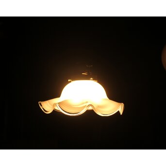 古手 ひらひらシェードのペンダント照明　A0577 