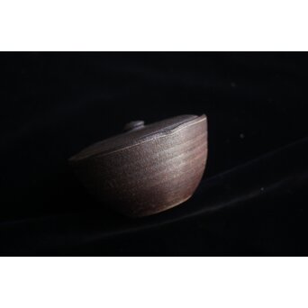 六代 高橋道八 南蛮手 宝瓶 建仁寺急須塚建立記念作品 共箱 共布　P657 