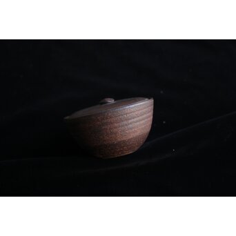 六代 高橋道八 南蛮手 宝瓶 建仁寺急須塚建立記念作品 共箱 共布　P657 