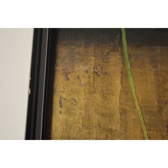 藤井勘圿 藤井勘介 現代作家 蓮 額装　Z975 