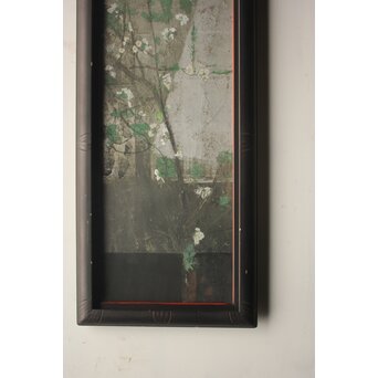 藤井勘圿 藤井勘介 現代作家 梅 額装　Z976 