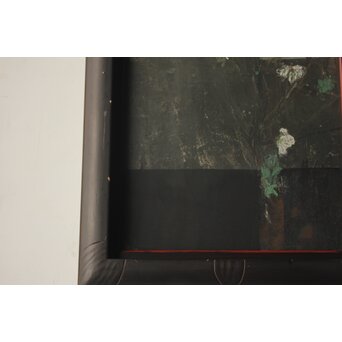 藤井勘圿 藤井勘介 現代作家 梅 額装　Z976 