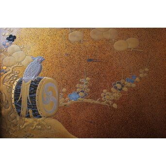 時代蒔絵硯箱　Q416 