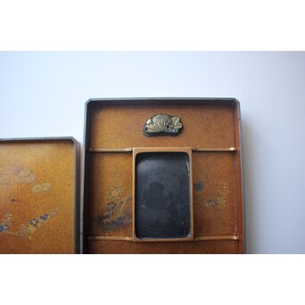 時代蒔絵硯箱　Q416 