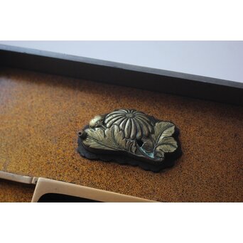 時代蒔絵硯箱　Q416 