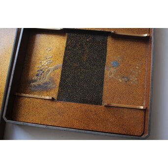 時代蒔絵硯箱　Q416 