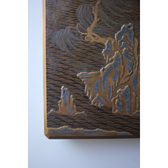 時代蒔絵硯箱　Q416 