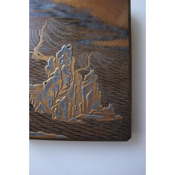 時代蒔絵硯箱　Q416 