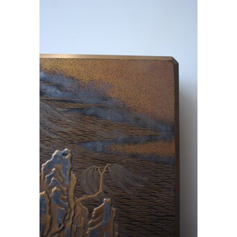 時代蒔絵硯箱　Q416 