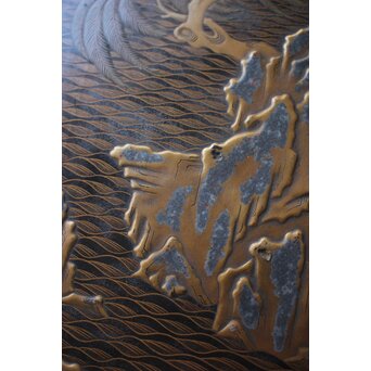 時代蒔絵硯箱　Q416 