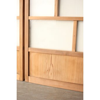 白木ガラス戸 2枚1組　GD0365 