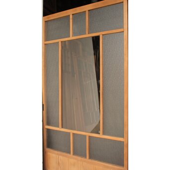 白木ガラス戸 2枚1組　GD0365 