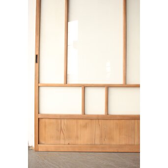 白木ガラス戸 2枚1組　GD0365 