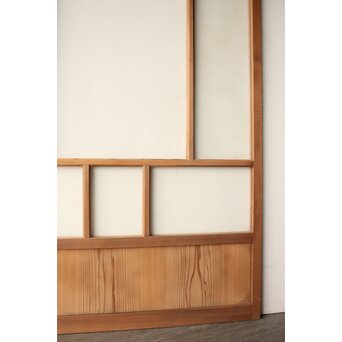 白木ガラス戸 2枚1組　GD0365 