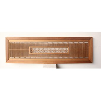 桐紋組子 中型欄間 2枚1組　R0571 B面