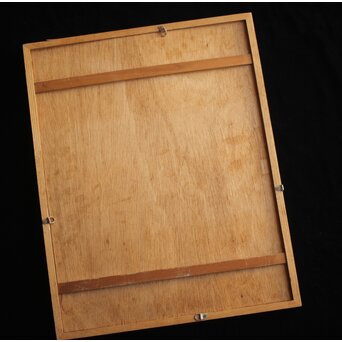 橋口五葉 紅筆を持てる女 木版画　Z980 