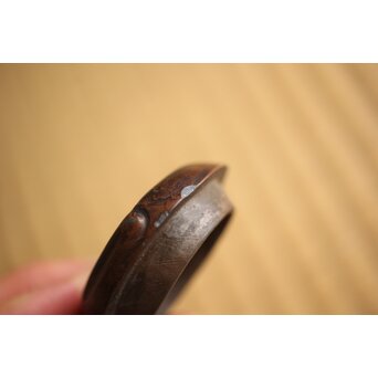 西村春湖 鳥 備前 香合　P658 