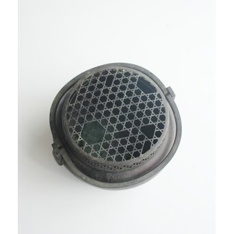 張鳴岐製 銅製手炉　M496 