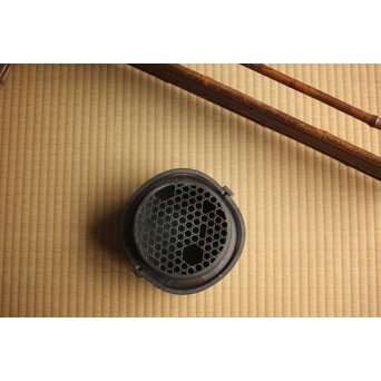 張鳴岐製 銅製手炉　M496 