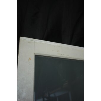 ハイサイズ 白いアンティークガラス戸　D194 