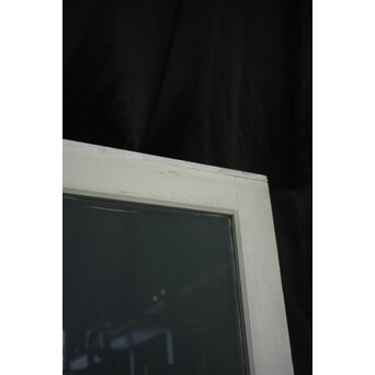 ハイサイズ 白いアンティークガラス戸　D194 