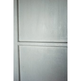 ハイサイズ 白いアンティークガラス戸　D194 