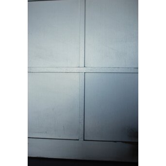 ハイサイズ 白いアンティークガラス戸　D194 