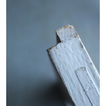 ハイサイズ 白いアンティークガラス戸　D194 