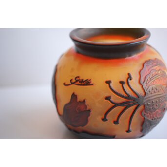 Tip Galle エミーレガレ 公式工芸 ガラス小瓶 2点　Y073 