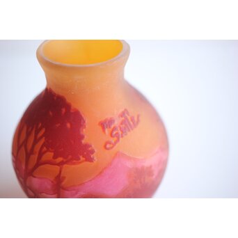 Tip Galle エミーレガレ 公式工芸 ガラス小瓶 2点　Y073 