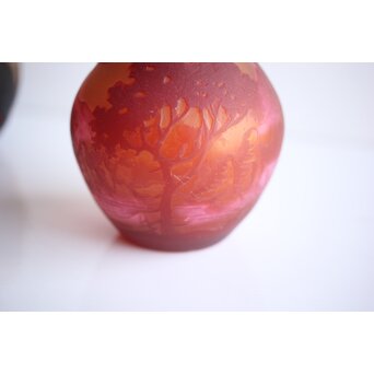 Tip Galle エミーレガレ 公式工芸 ガラス小瓶 2点　Y073 