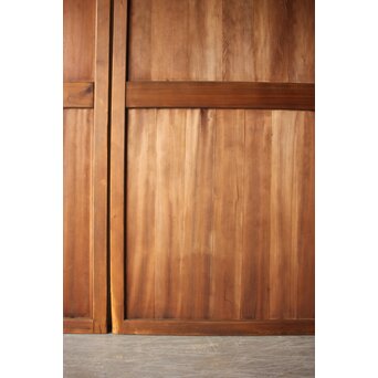 板絵建具 犬図 2枚1組　B1130 