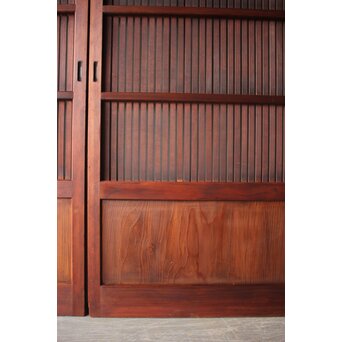 釘無 平格子戸 2枚1組　L1223 