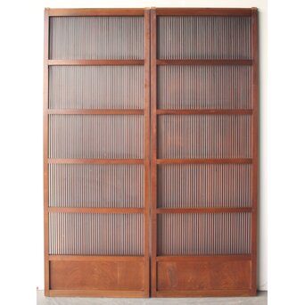 細格子の建具 4枚1組　L1224 AB　ウラ