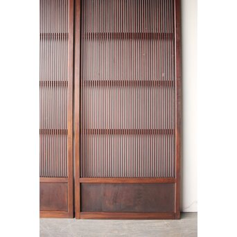 細格子の建具 4枚1組　L1224 