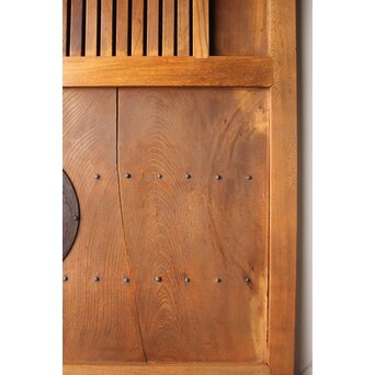 総欅 格子蔵戸　W0282 