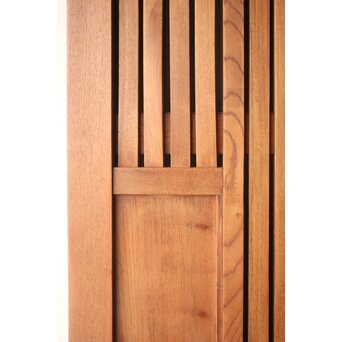 総欅 格子蔵戸　W0282 
