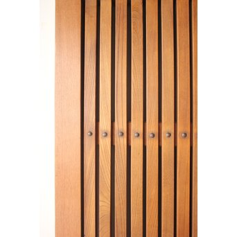 総欅 格子蔵戸　W0282 