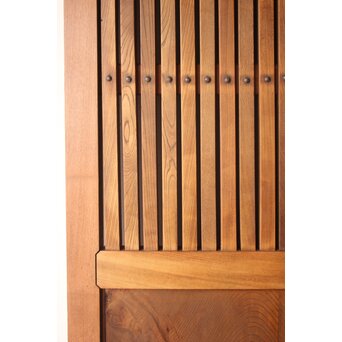 総欅 格子蔵戸　W0282 