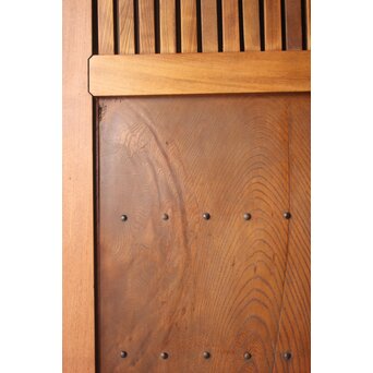 総欅 格子蔵戸　W0282 