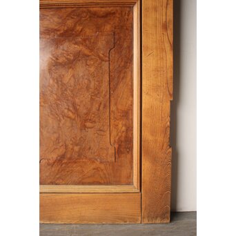 総欅 クリアガラス観音扉 2枚1組　GD0369 