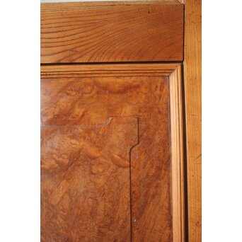 総欅 クリアガラス観音扉 2枚1組　GD0369 