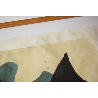 Georges Braque ジョルジュブラック リトグラフ Pelléas et Néllée Armand & Georges Israel発行エンボス印 額装　Z985 