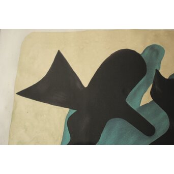 Georges Braque ジョルジュブラック リトグラフ Pelléas et Néllée Armand & Georges Israel発行エンボス印 額装　Z985 