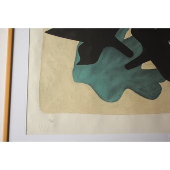 Georges Braque ジョルジュブラック リトグラフ Pelléas et Néllée Armand & Georges Israel発行エンボス印 額装　Z985 