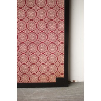 象嵌彩色 梅図 板戸　B1131 