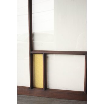 フランクロイド風 洋風色ガラス戸 2枚1組　GD0371 