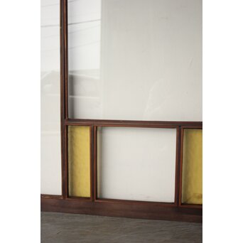 フランクロイド風 洋風色ガラス戸 2枚1組　GD0371 